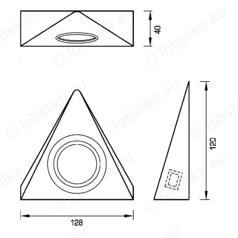 TRIANGOLO Inox ΦΩΤΙΣΤΙΚΑ ΠΑΓΚΟΥ ΚΟΥΖΙΝΑΣ