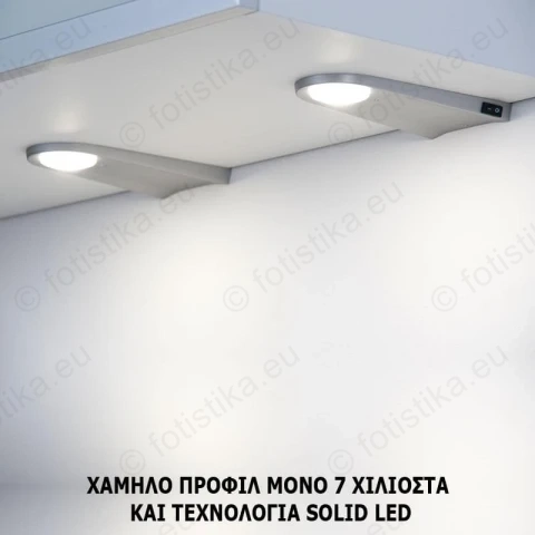 KEY-W Inox LED ΦΩΤΙΣΤΙΚΑ ΠΑΓΚΟΥ ΚΟΥΖΙΝΑΣ