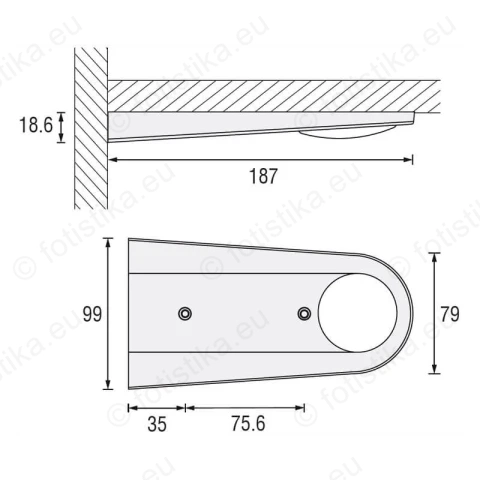 KEY-W Inox LED ΦΩΤΙΣΤΙΚΑ ΠΑΓΚΟΥ ΚΟΥΖΙΝΑΣ