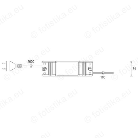 ΤΡΟΦΟΔΟΤΙΚΟ LED 350mA - 15w (1-4 ΦΩΤΙΣΤΙΚΑ)