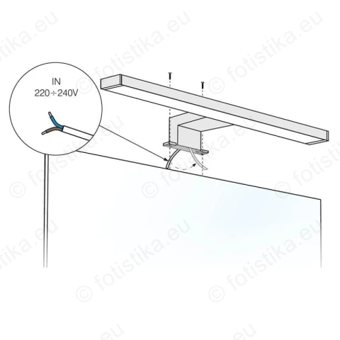 "Win Due" ΦΩΤΙΣΤΙΚΑ ΜΠΑΝΙΟΥ LED 230V