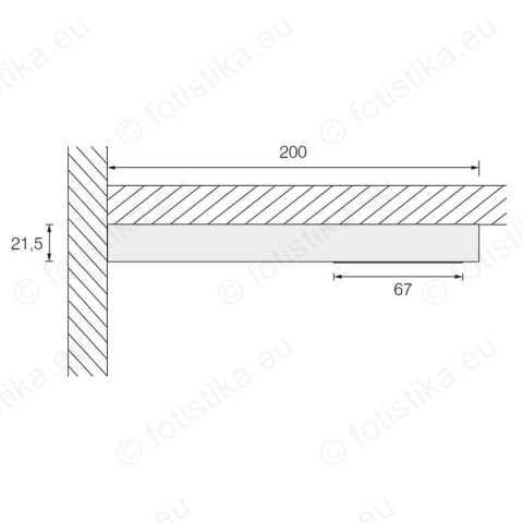 QUADRA LONG Inox zLED ΦΩΤΙΣΤΙΚΑ ΠΑΓΚΟΥ ΚΟΥΖΙΝΑΣ